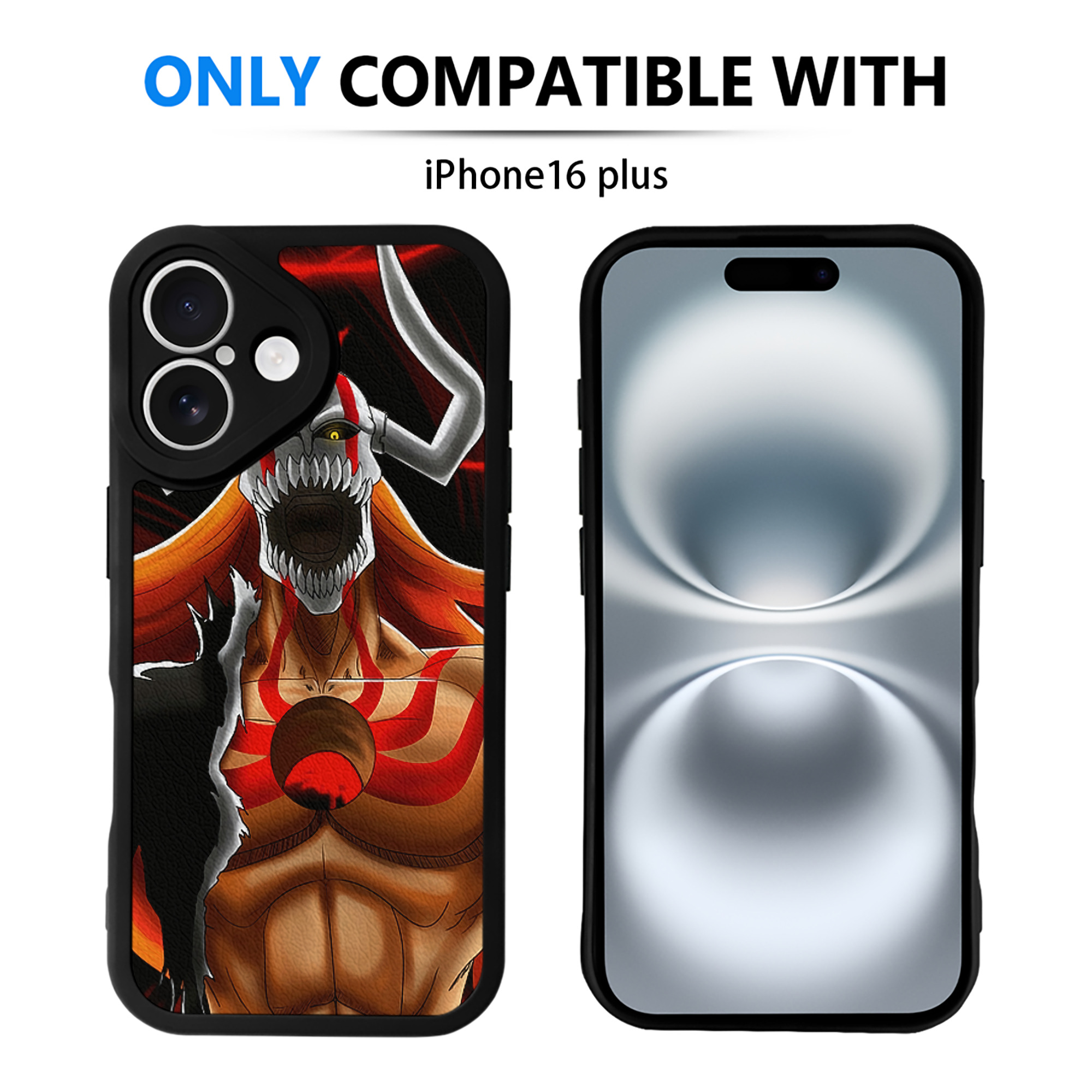 （画像用） ブリーチ BLEACH 【iPhone 16シリーズ対応】シリコンスマホケース（レザー調） 材質：シリコン